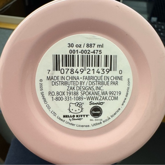 ZAK❗️Design Hello Kitty Bow Pink 30oz. Tumbler - Picture 11 of 11